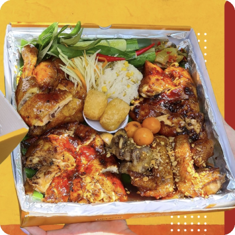 Gà Nướng grilled chicken