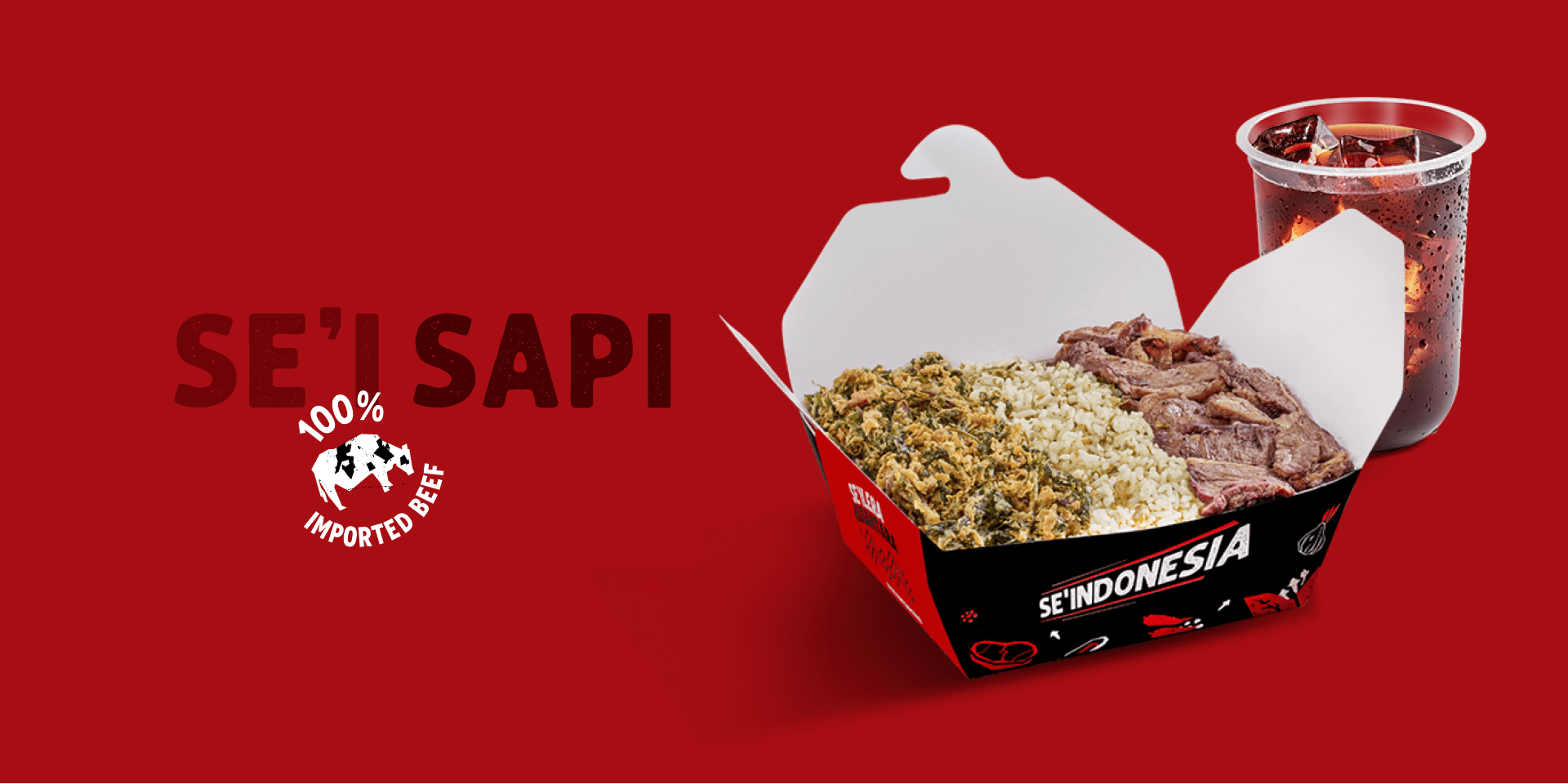 Se'i Sapi smoked-beef rice bowl